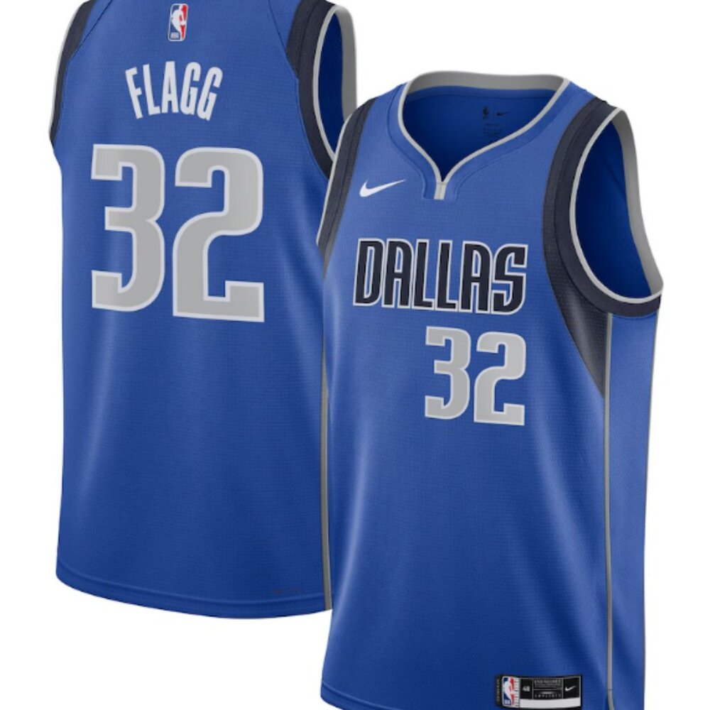 Dallas Mavericks Cooper Flagg  Blue 2025 Swingman jersey